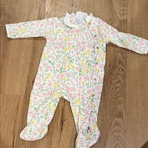 Charming Floral Kids Footie